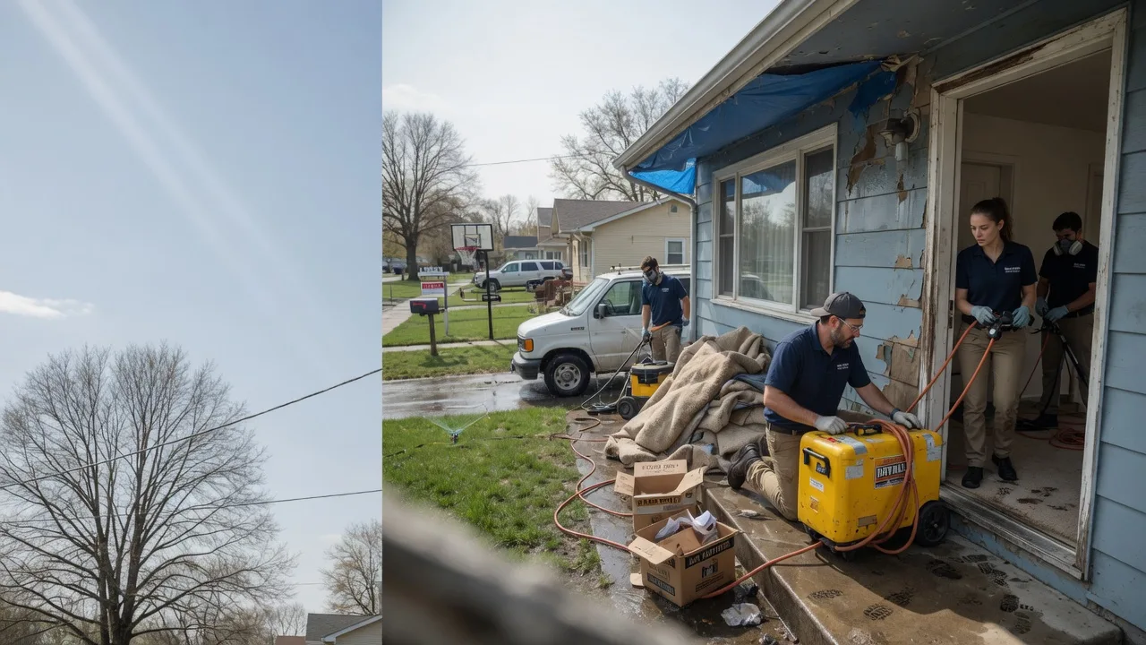 Basement Flood Cleanup in Martin, SD near me